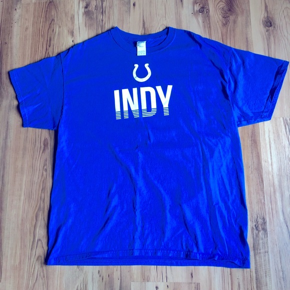 Indianapolis COLTS Shirt NFL Football Blue XL UNISEX Mens - Picture 1 of 12